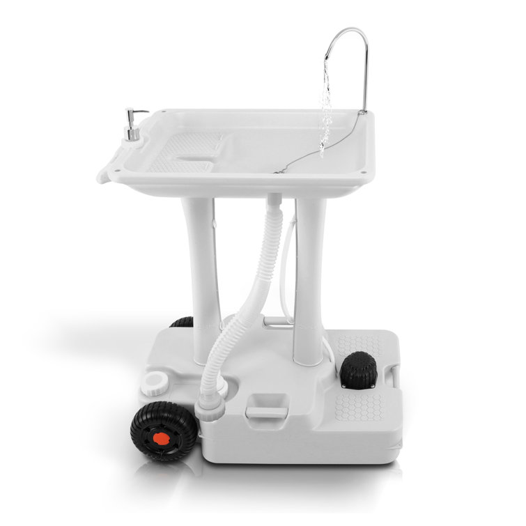 Portable camp outlet sink